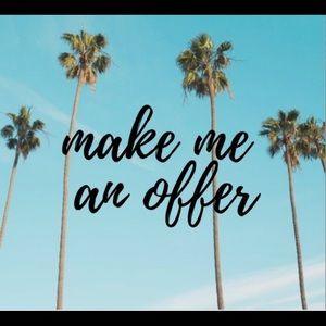 Reasonable offers welcomed!